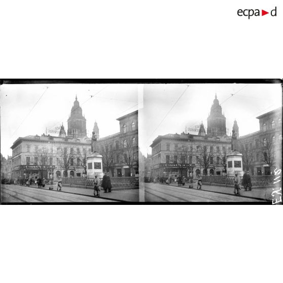 La place Gutenberg. [légende d'origine]