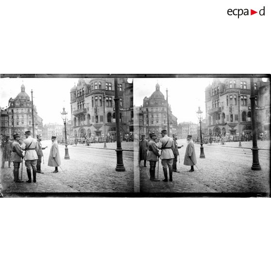 Entrée des troupes françaises. [légende d'origine]