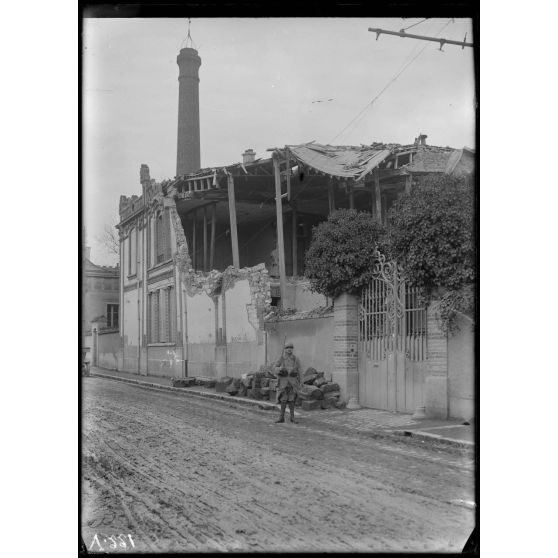Reims, chemin de Cormontreuil. [légende d'origine]