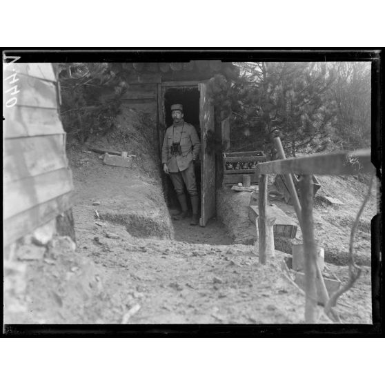 Châlons-sur-Vesle, cagna du capitaine X. [légende d'origine]