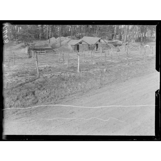 Châlons-sur-Vesle, Marne, cantonnement. [légende d'origine]
