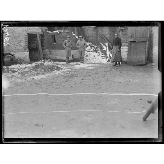 Thil, Marne, ruines. [légende d'origine]