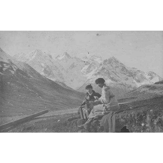 [Expérimentations de tir dans l'Oisans, 1918.]