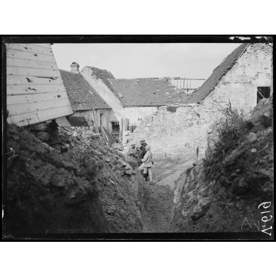 Craonnelle, Aisne, ruines. [légende d'origine]