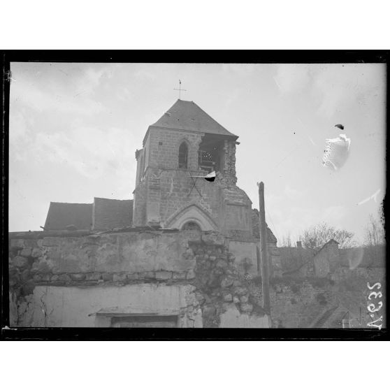 Jumigny, Aisne, église. [légende d'origine]