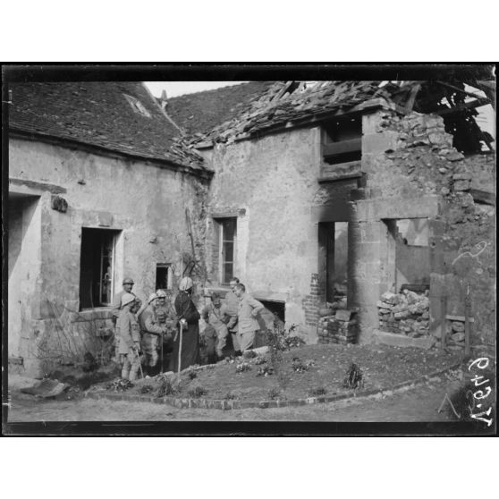 Craonnelle, Aisne, ruines. [légende d'origine]