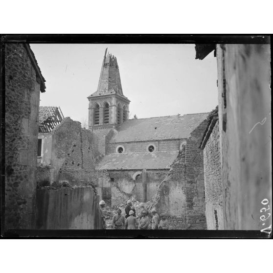 Craonnelle, Aisne, l'église. [légende d'origine]