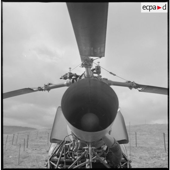 [Moteur d'hélicoptère Alouette II.]