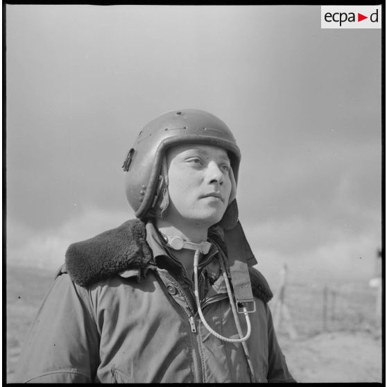 [Portrait d'un pilote d'Alouette II.]