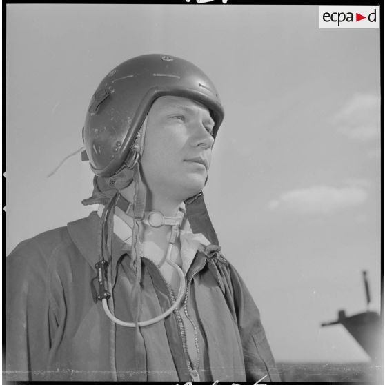 [Portrait d'un pilote d'Alouette II.]