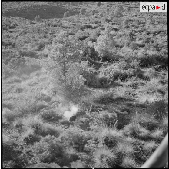 [Vue aérienne des alentours de la ferme d'Aïn Zerga.]