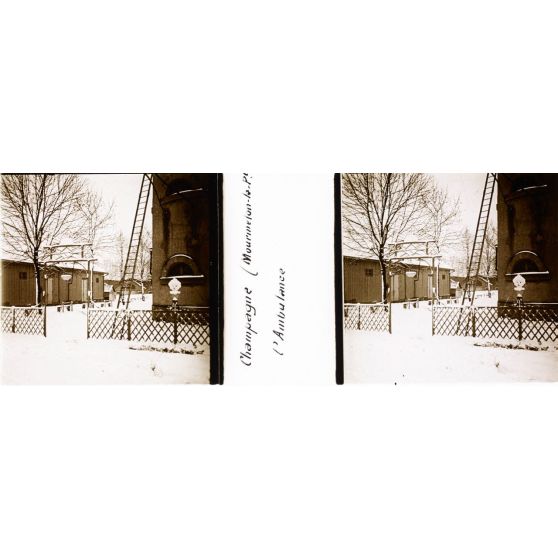 Champagne (Mourmelon-le-Pt). L'Ambulance. [légende d'origine]