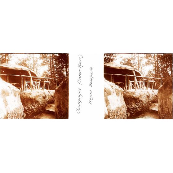 Champagne (Secteur Russe). Boyau Bonaparte. [légende d'origine]