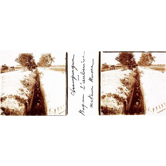 Champagne. Boyau d'Auberive secteur Russe. [légende d'origine]