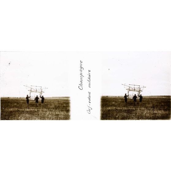 Champagne. Cerf-volant militaire. [légende d'origine]