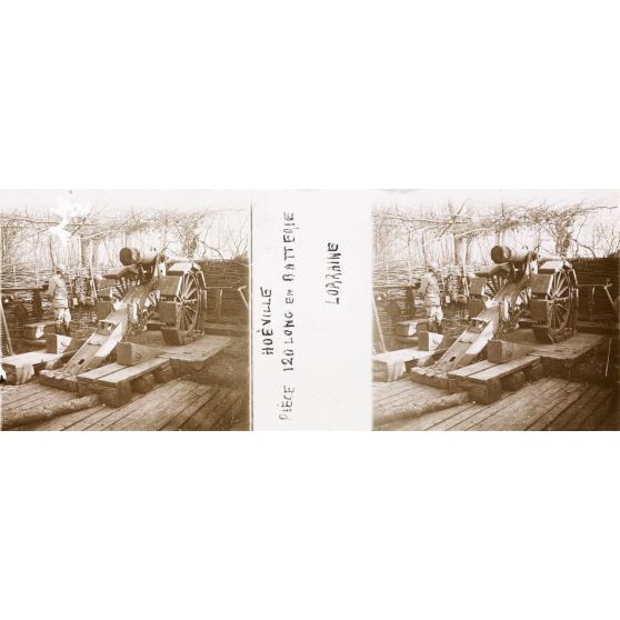 Hoéville. Pièce 120 long en batterie. Lorraine. [légende d'origine]
