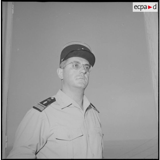 [Portrait du commandant Moisson, chef du Bureau du Moral du corps d'armée d'Oran (CAO).]