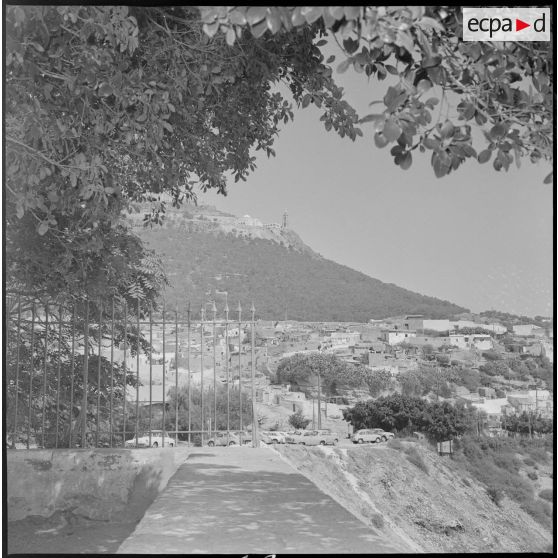 [Le mont  Aïdour et la ville d'Oran.]