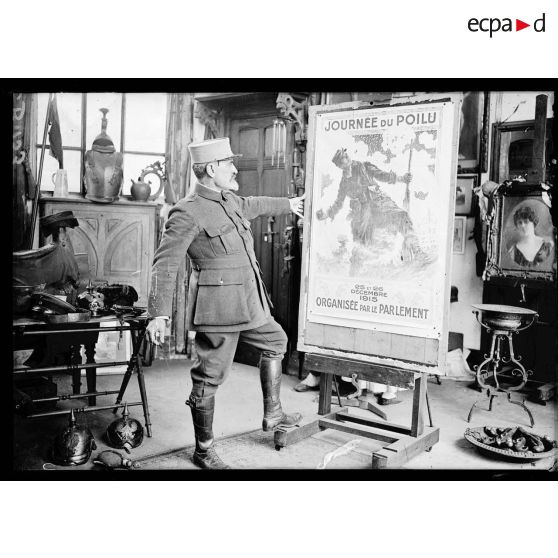 M. Maurice Neumont dans son atelier. [légende d'origine]