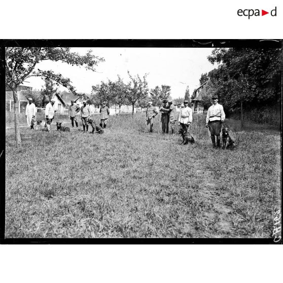 Vulaines-sur-Seine (Seine-et-Marne). Chenil militaire du capitaine Mallerich. [légende d'origine]