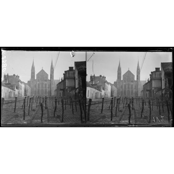 Reims, rue Fléchambault et Saint-Rémi. [légende d'origine]