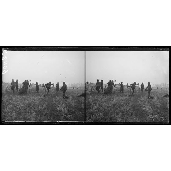 Près de Reims, mise en état de défense de la région entre Reims et Dormans. [légende d'origine]