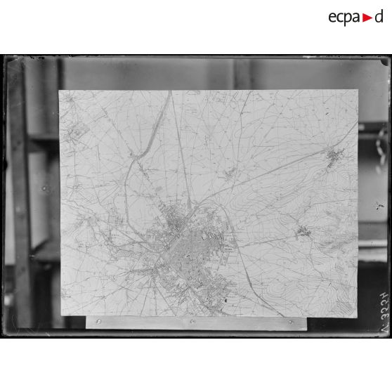 Musée des Invalides, Reims se trouvant au musée des plans. [légende d'origine]