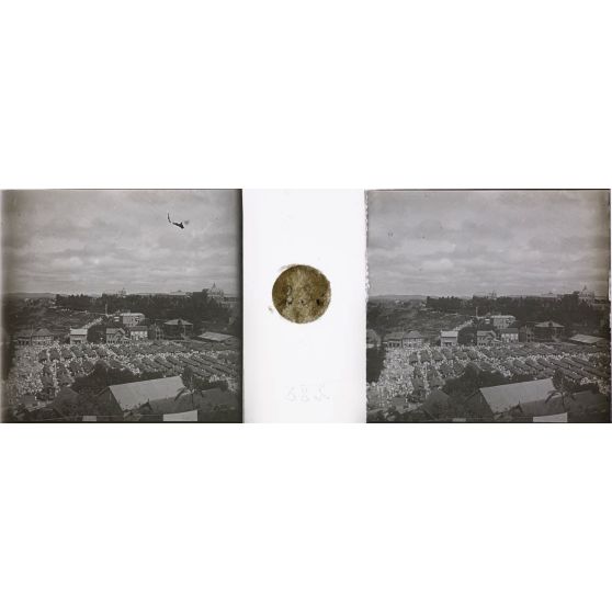 Le zuma et Antananareina vus de Faravohitro. [légende d'origine]