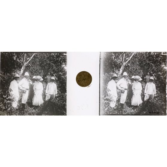 Dans la forêt. [légende d'origine]