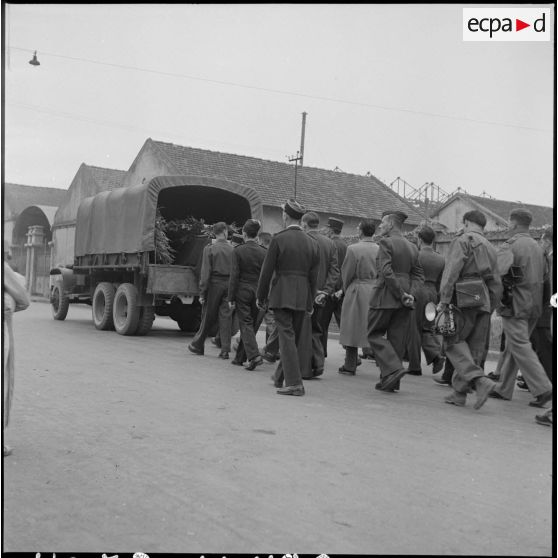 Les obsèques de Georges Kowal à Hanoï.