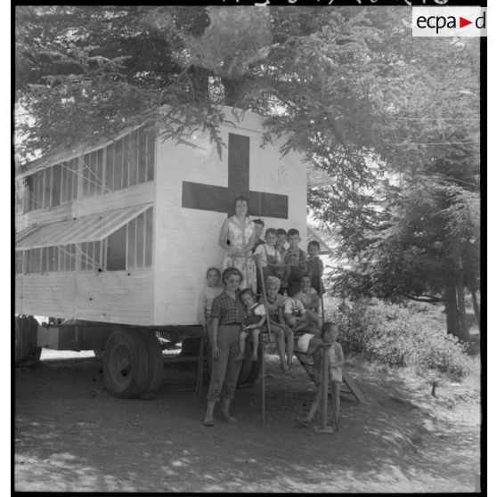 Dispensaire de la colonie de vacances au centre de Chréa.