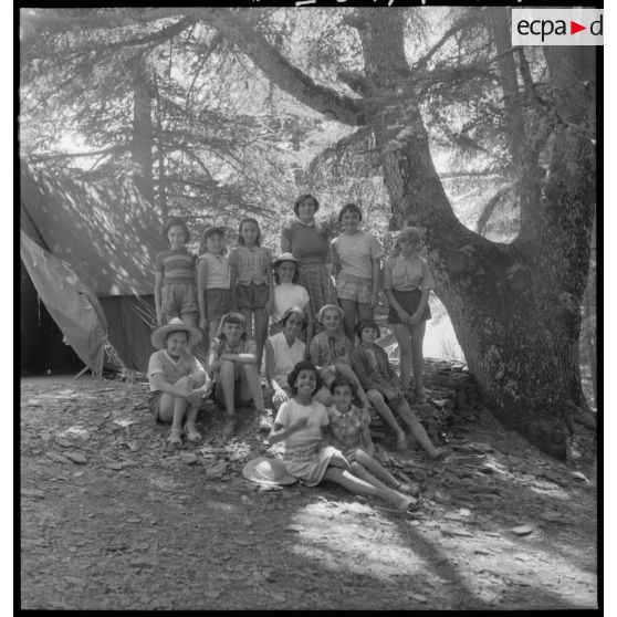 Vie quotidienne pour les enfants en colonies de vacances au centre de Chréa.