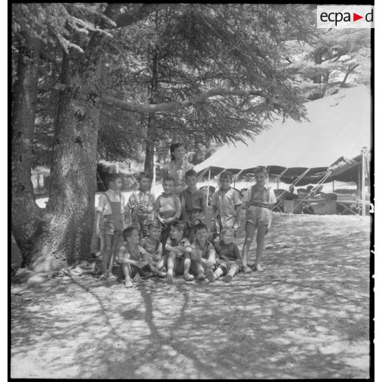 Vie quotidienne pour les enfants en colonies de vacances au centre de Chréa.