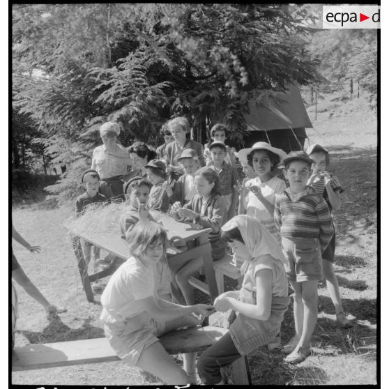 Dispensaire de la colonie de vacances de Chréa.