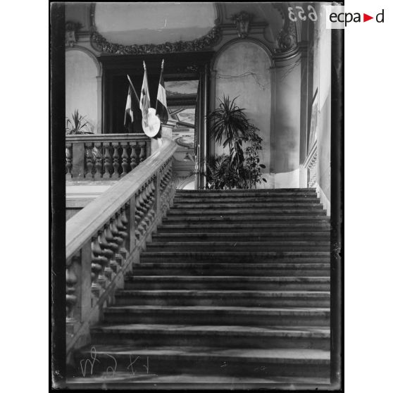 Toulouse. Le grand escalier conduisant à l'exposition. [légende d'origine]