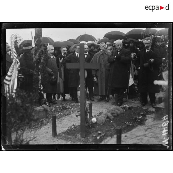 Montmirail, discours du maire à l'occasion de la commémoration de la guerre de 1870. [légende d'origine]