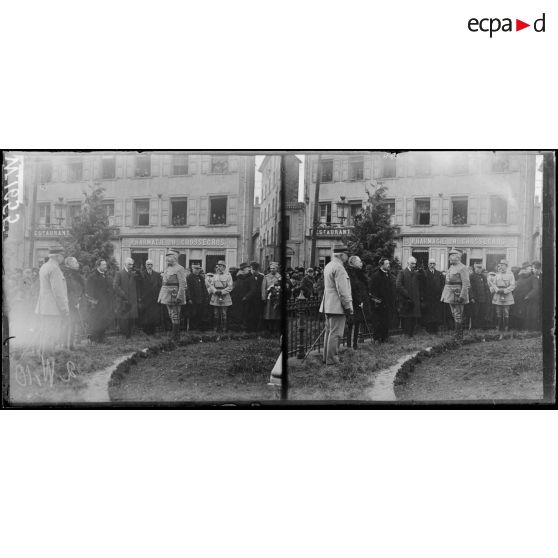 Le Puy, discours d'un lieutenant polonais. [légende d'origine]