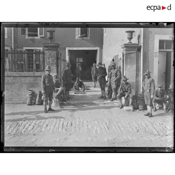 Gondrecourt (Meuse). Cantonnement américain. [légende d'origine]