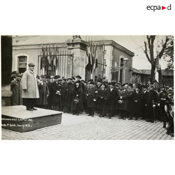 Cérémonie du 37e régiment d'infanterie.