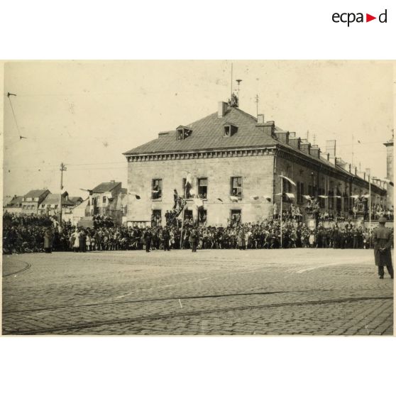 Cérémonie militaire du 37e régiment d'infanterie.