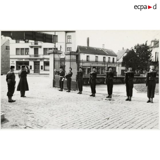 Prise de commandement du 37e bataillon d'ouvrages (37e BO) par le lieutenant-colonel Gourand.