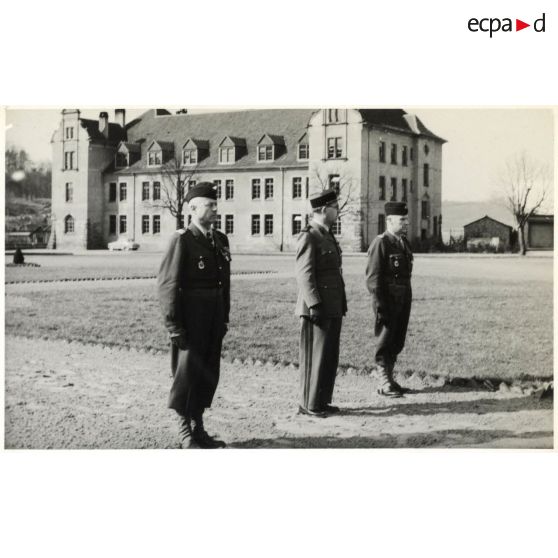 Prise de commandement du 37e bataillon d'ouvrages (37e BO) par le lieutenant-colonel Gourand.