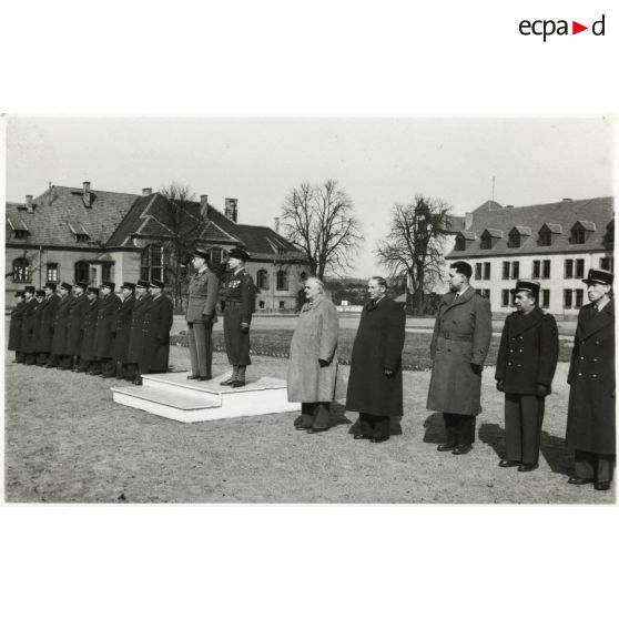 Prise de commandement du 37e bataillon d'ouvrages (37e BO) par le lieutenant-colonel Gourand.