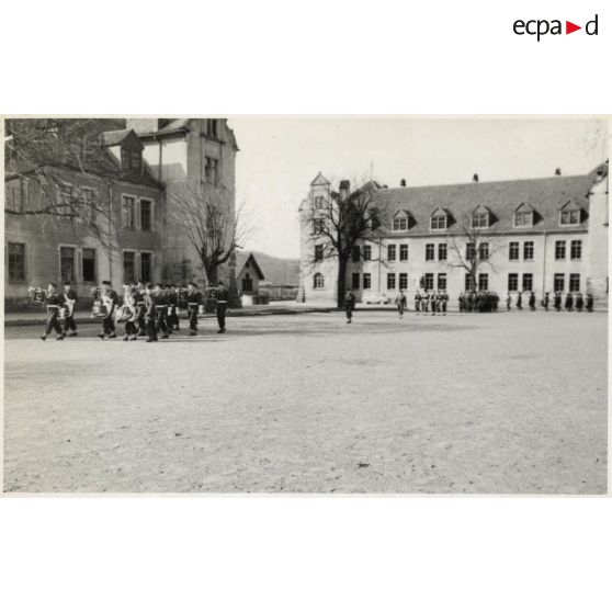 Prise de commandement du 37e bataillon d'ouvrages (37e BO) par le lieutenant-colonel Gourand.