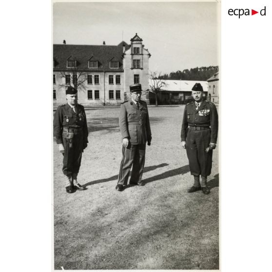 Prise de commandement du 37e bataillon d'ouvrages (37e BO) par le lieutenant-colonel Gourand.