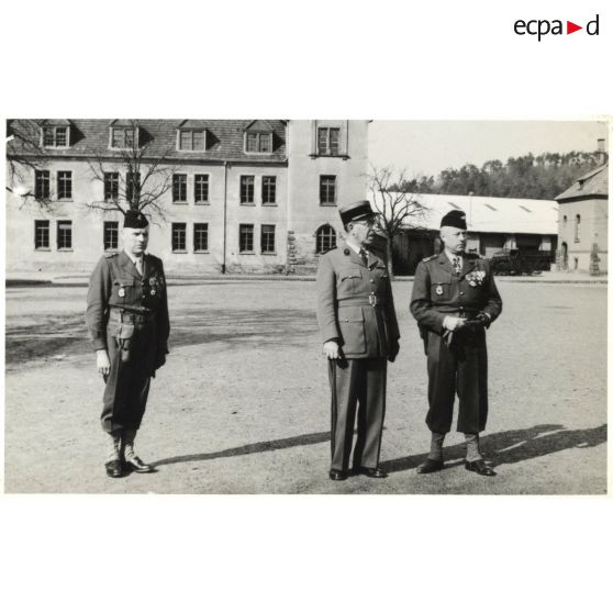 Prise de commandement du 37e bataillon d'ouvrages (37e BO) par le lieutenant-colonel Gourand.