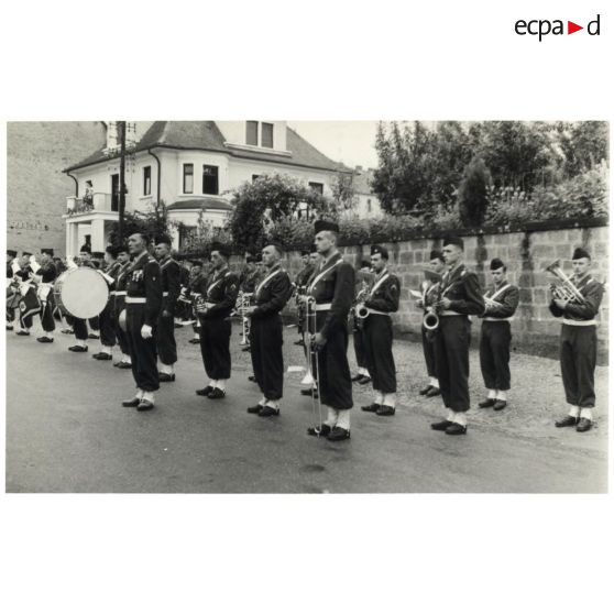 Cérémonies du 14 juillet 1955 à Bitche.