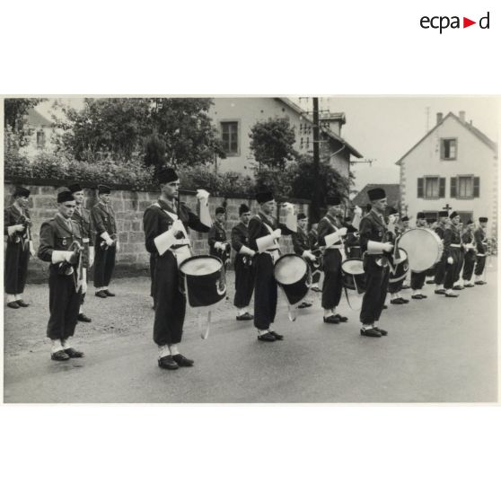 Cérémonies du 14 juillet 1955 à Bitche.