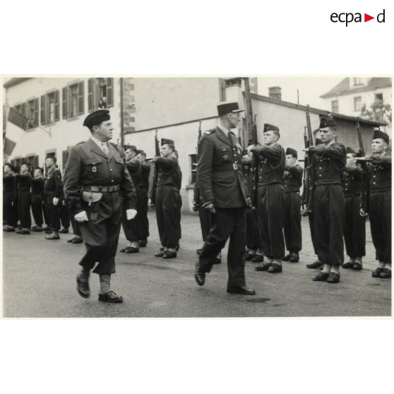 Cérémonies du 14 juillet 1955 à Bitche.