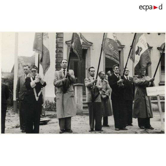 Cérémonies du 14 juillet 1955 à Bitche.